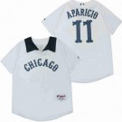 Men's Chicago White Sox #11 Luis Aparicio White 1976 Turn Back The Clock Jersey