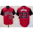 Men's Chicago White Sox #23 Michael Jordan Red 2025 City Connect Limited Jersey