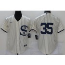 Men's Chicago White Sox #35 Frank Thomas Cream 2021 Field of Dreams Cool Base Jersey