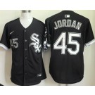 Men's Chicago White Sox #45 Michael Jordan Black Limited Jersey