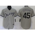 Men's Chicago White Sox #45 Michael Jordan Gray 2020 Cool Base Jersey