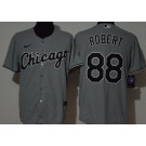 Men's Chicago White Sox #88 Luis Robert Gray 2020 Cool Base Jersey