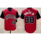 Men's Chicago White Sox #88 Luis Robert Red 2025 City Connect Limited Jersey