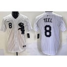 Men's Chicago White Sox #8 Kyle Teel White Limited Jersey