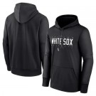 Men's Chicago White Sox Black Authentic Collection Pregame Performance Pullover Hoodie