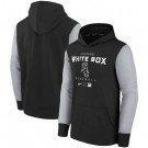 Men's Chicago White Sox Black Cream Authentic Collection Performance Hoodie