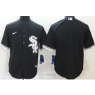 Men's Chicago White Sox Blank Black Cool Base Jersey