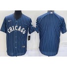 Men's Chicago White Sox Blank Blue Stripes Cool Base Jersey