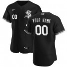 Men's Chicago White Sox Customized Black Alternate 2020 FlexBase Jersey