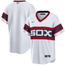 Men's Chicago White Sox Customized White Alternate Cool Base Jersey