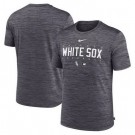 Men's Chicago White Sox Dark Gray Velocity Performance Practice T Shirt
