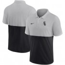 Men's Chicago White Sox Gray Black Patchwork Polo