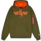 Men's Chicago White Sox Green Alpha Industries Pullover Hoodie