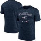 Men's Chicago White Sox Navy Logo Velocity Performance Practice T Shirt