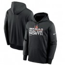 Men's Cincinnati Bengals 2021 AFC North Division Champions Trophy Collection Pullover Hoodie
