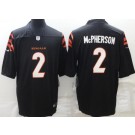 Men's Cincinnati Bengals #2 Evan McPherson Limited Black Vapor Jersey