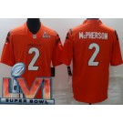 Men's Cincinnati Bengals #2 Evan McPherson Limited Orange 2022 Super Bowl LVI Bound Vapor Jersey