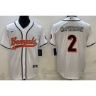 Men's Cincinnati Bengals #2 Evan McPherson Limited White Baseball Jersey