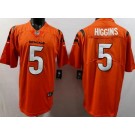 Men's Cincinnati Bengals #5 Tee Higgins Limited Orange Vapor Jersey