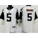 Men's Cincinnati Bengals #5 Tee Higgins Limited White Alternate Jersey
