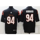 Men's Cincinnati Bengals #94 Sam Hubbard Limited Black 2022 Super Bowl LVI Bound Vapor Jersey