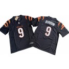 Men's Cincinnati Bengals #9 Joe Burrow Limited Black FUSE Vapor Jersey