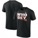 Men's Cincinnati Bengals Black 2021 AFC Champions Hometown T-Shirt