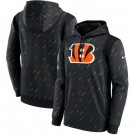 Men's Cincinnati Bengals Black 2021 Crucial Catch Therma Pullover Hoodie