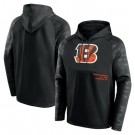 Men's Cincinnati Bengals Black Shade Defender Raglan Pullover Hoodie