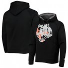 Men's Cincinnati Bengals Black Training Collection Raglan Pullover Hoodie