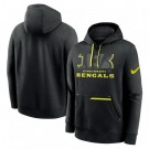 Men's Cincinnati Bengals Black Volt Pullover Hoodie