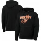 Men's Cincinnati Bengals Black Who Dey Headline Pullover Hoodie