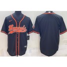 Men's Cincinnati Bengals Blank Black Baseball Jersey