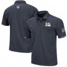 Men's Cincinnati Bengals Charcoal Oht Military Appreciation Digital Camo Polo