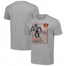 Men's Cincinnati Bengals Gray Graphic Shield Logo T Shirt