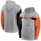 Men's Cincinnati Bengals Gray Heathered Heritage Tri Blend Pullover Hoodie