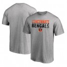 Men's Cincinnati Bengals Gray NFL Pro Line Iconic Collection Fade Out T-Shirt
