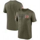 Men's Cincinnati Bengals Olive 2022 Salute to Service Legend Team T Shirt