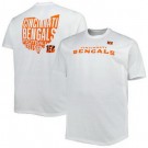 Men's Cincinnati Bengals White Printed T Shirt 302425