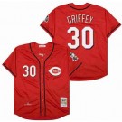 Men's Cincinnati Reds #30 Ken Griffey Red 2005 Throwback Jersey