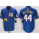 Men's Cincinnati Reds #44 Elly De La Cruz Blue 2025 All Star Limited Jersey