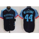 Men's Cincinnati Reds #44 Elly De La Cruz Navy 2024 All Star Limited Jersey