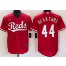 Men's Cincinnati Reds #44 Elly De La Cruz Red Cool Base Jersey