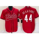 Men's Cincinnati Reds #44 Elly De La Cruz Red Fashion Baseball Jersey