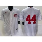 Men's Cincinnati Reds #44 Elly De La Cruz White 2022 Field of Dreams Cool Base Jersey