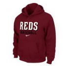 Men's Cincinnati Reds Red Printed Pullover Hoodie