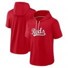 Men's Cincinnati Reds Red Short Sleeve Team Pullover Hoodie 306625