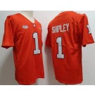 Men's Clemson Tigers #1 Will Shipley Orange College Football Jersey