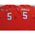 Men's Clemson Tigers #5 DJ Uiagalelei Orange College Football Jersey