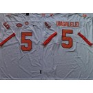 Men's Clemson Tigers #5 DJ Uiagalelei Purple College Football Jersey